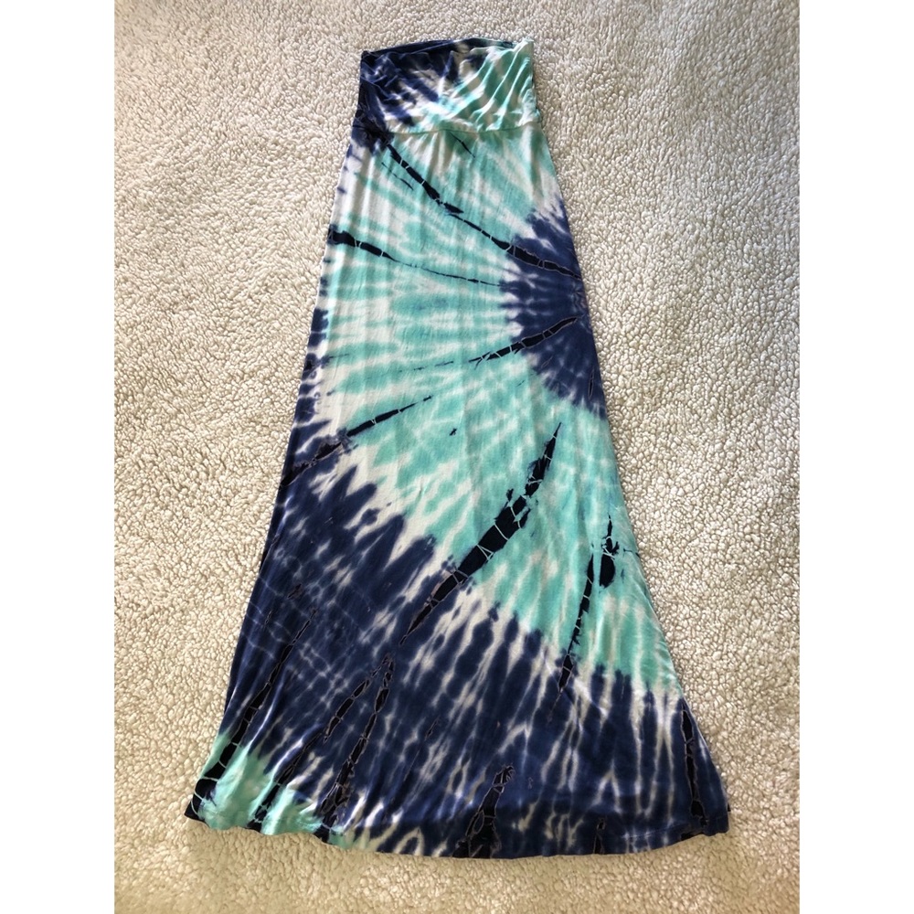 Tie Dye Maxi Skirt